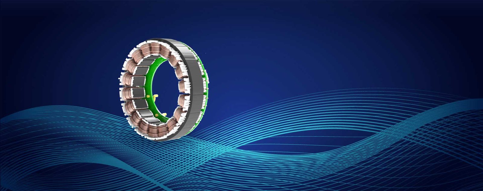 三协拼接式定子设计